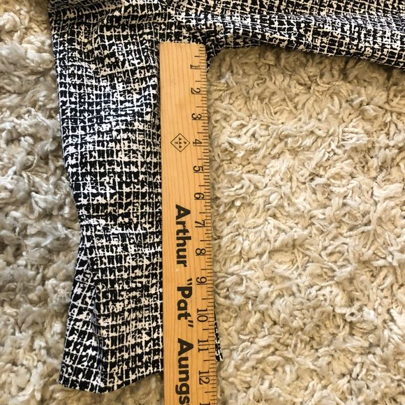 Sz L Harve Benard Black & White Abstract LS Jacket, Box Style - Picture 8 of 9